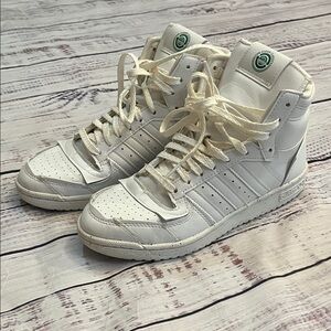 Adidas Top Ten Hi Clean Classics Collection Shoes "Cloud White" Sz 7.5 US